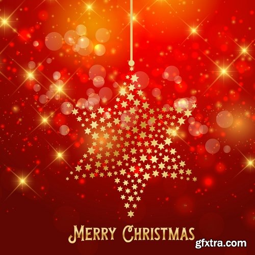 Collection of New Year illustration Christmas decoration gift holiday tree toy logo 2-25 HQ Jpeg