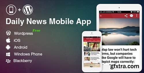 CodeCanyon - Full Mobile Application for Wordpress News, Blog, Magazine Website - Wordpress Mobile App (Update: 5 November 16) - 18372913