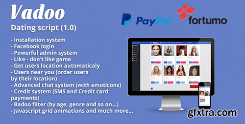 CodeCanyon - Vadoo v1.0 - Social network dating script - 18912639