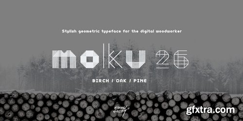 MOKU26 Font Family 3 Fonts