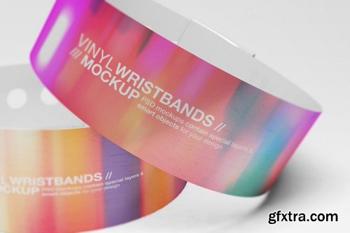 Graphicriver Vinyl Wristbands Mockup Vol3 18715503