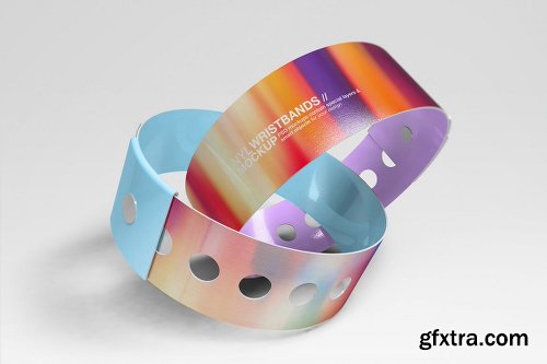 Graphicriver Vinyl Wristbands Mockup Vol3 18715503