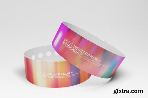 Graphicriver Vinyl Wristbands Mockup Vol3 18715503