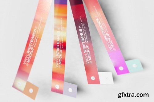 Graphicriver Vinyl Wristbands Mockup Vol3 18715503