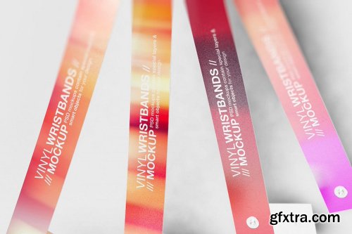 Graphicriver Vinyl Wristbands Mockup Vol3 18715503