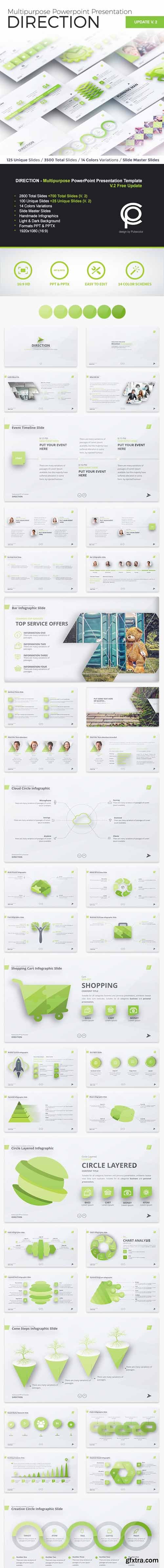 GR - DIRECTION - Multipurpose PowerPoint Presentation 13436004