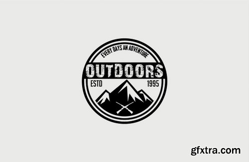 Graphicriver 10 Adventure Badges and Logo Vol1 12053781