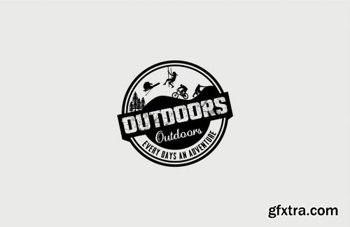 Graphicriver 10 Adventure Badges and Logo Vol1 12053781