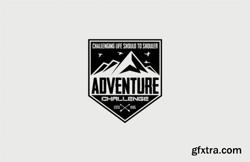 Graphicriver 10 Adventure Badges and Logo Vol1 12053781