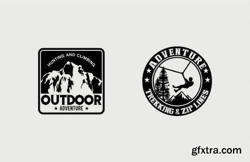 Graphicriver 21 Adventure Badges and Logo Vol2 12053781