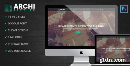 ThemeForest Architecture - Interior - Architecture PSD Template 17319217