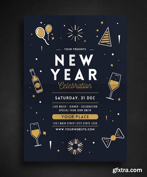 New Year Celebration Flyer