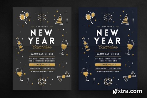 New Year Celebration Flyer