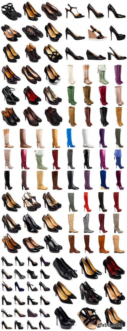 Female footwear collection - 11xUHQ JPEG