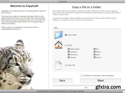 CopyCatX 5.2 (Mac OS X)