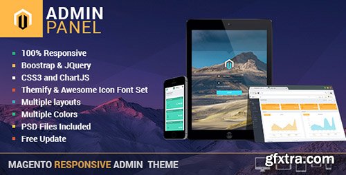 CodeCanyon - PanelAdmin v1.0.0  - Responsive Magento Admin Theme - 14568511