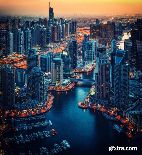 Beautiful night Shanghai and Dubai - 26xUHQ JPEG