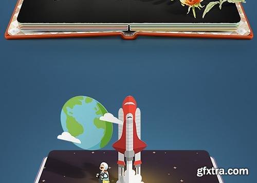 Graphicriver POP-UP Book Maker 12009813