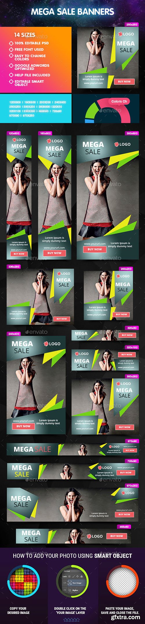 Graphicriver Mega Sale Banners 14903220