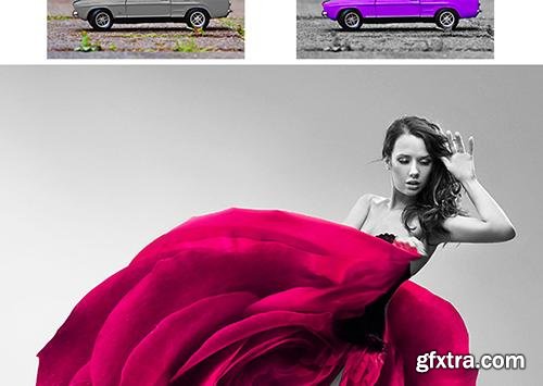 Graphicriver Selective Color Area Photoshop Action 14930581