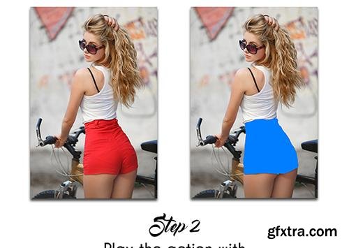 Graphicriver Selective Color Area Photoshop Action 14930581