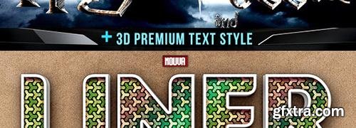 GraphicRiver 70 Text Style Retro, Movie & 3D Bundle Selection 12186284