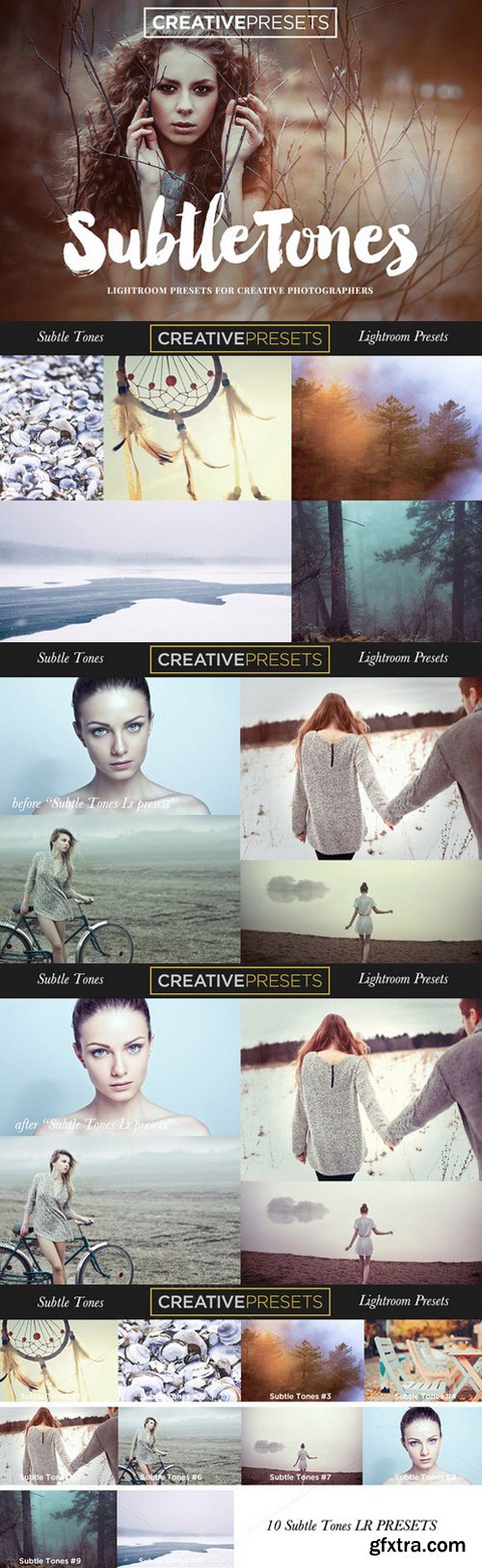 CM - SubtleTones 10 Lightroom Presets 311349