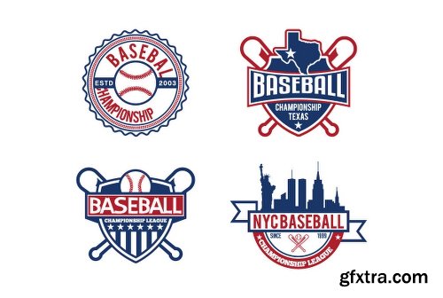 Graphicriver Baseball Badge & Stickers 3 15369260