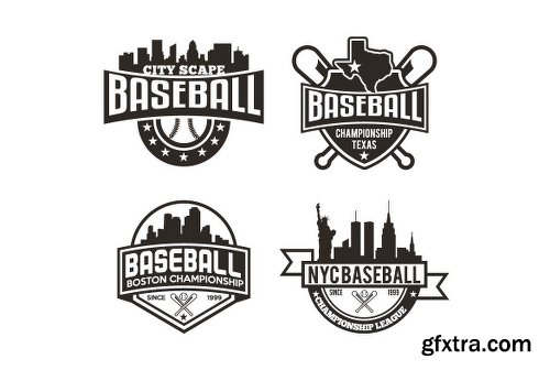 Graphicriver Baseball Badge & Stickers 3 15369260