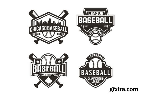 Graphicriver Baseball Badge & Stickers 3 15369260