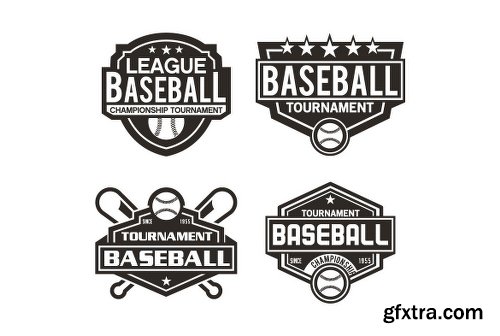 Graphicriver Baseball Badge & Stickers 3 15369260