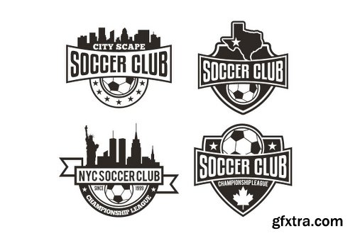 Graphicriver Soccer Badge & Sticker 15418441