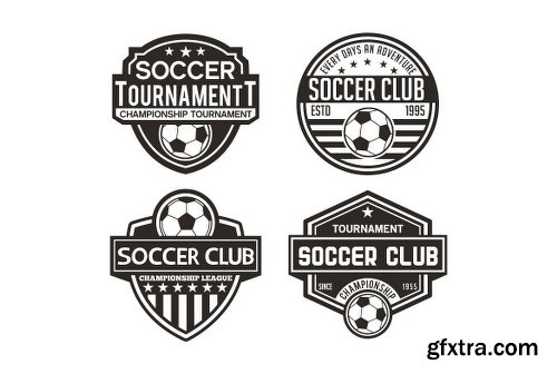 Graphicriver Soccer Badge & Sticker 15418441