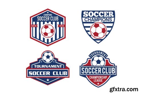 Graphicriver Soccer Badge & Sticker 15418441