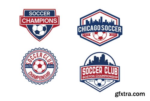 Graphicriver Soccer Badge & Sticker 15418441