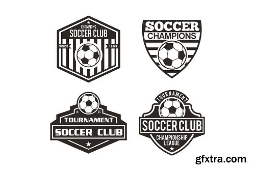 Graphicriver Soccer Badge & Sticker 15418441