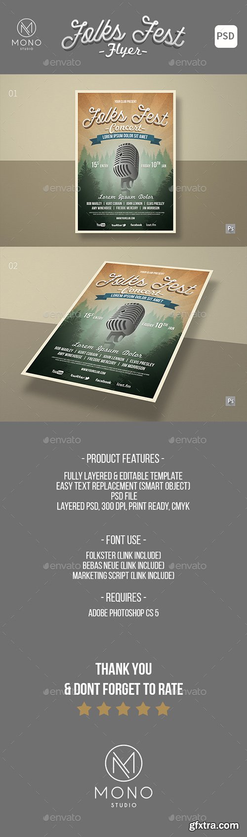 Graphicriver Indie Folk Flyer / Poster 16148946