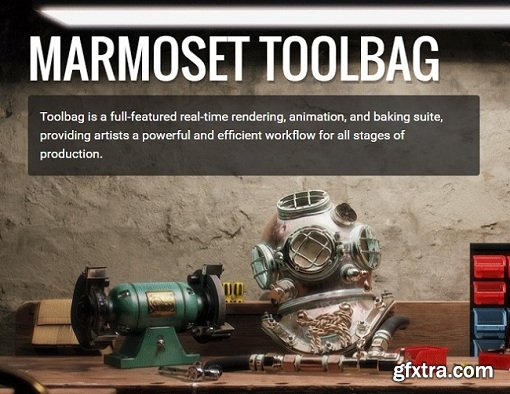 marmoset toolbag 3 materials all dark