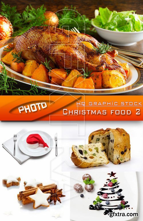 Stock Photo - Christmas food 2