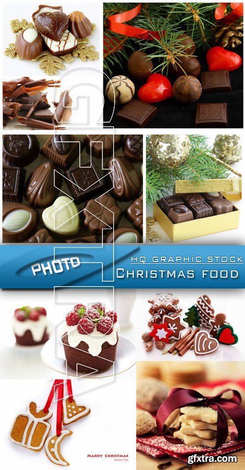 Stock Photo - Christmas food