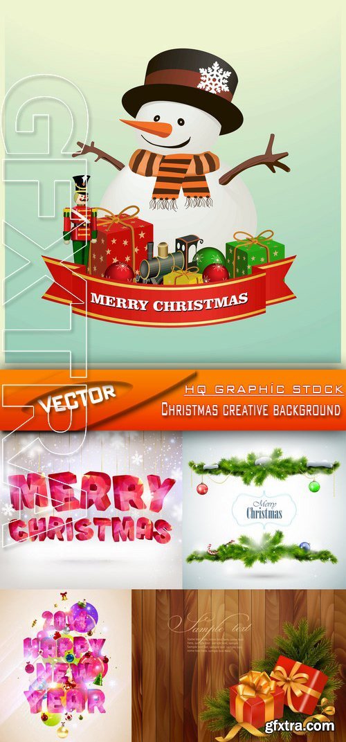 Stock Vector - Christmas creative background