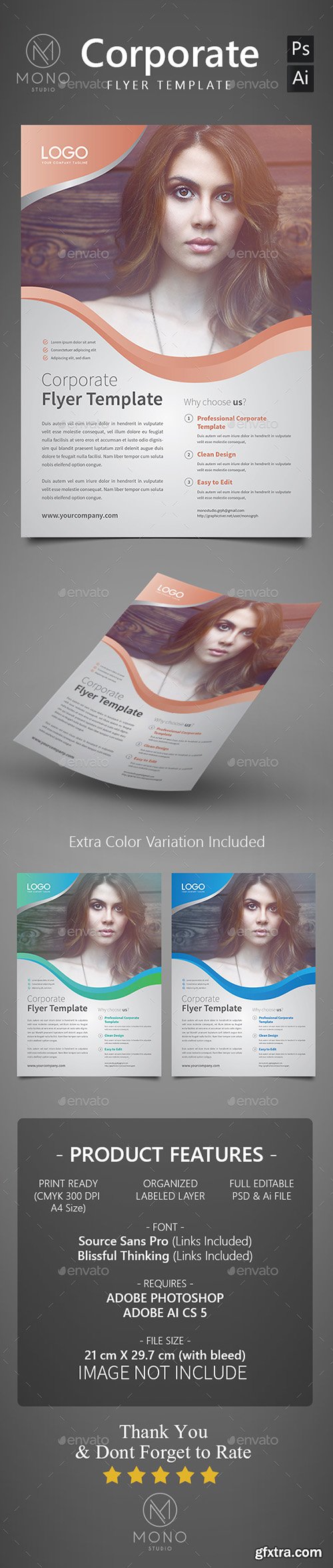 Graphicriver Corporate Flyer Template Set 6 14277345