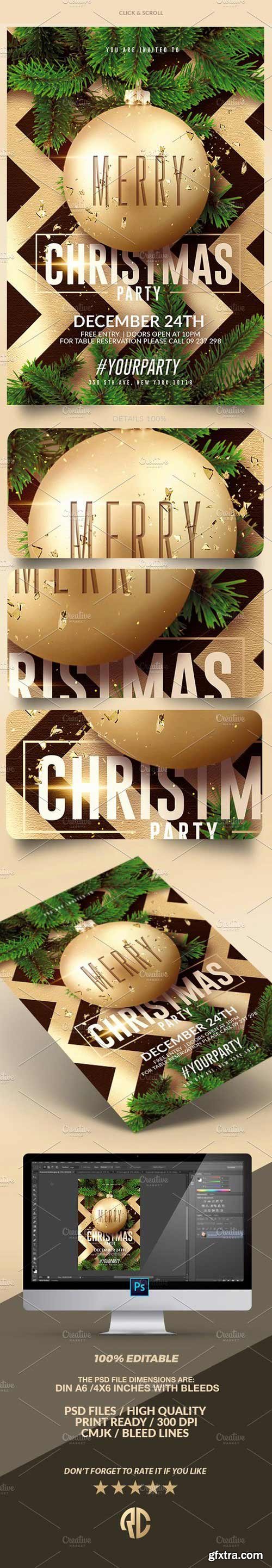 CM - Christmas Party - Flyer Template 1070487