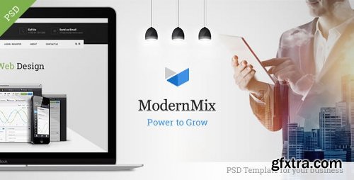 ThemeForest ModernMix - PSD Template 11853668