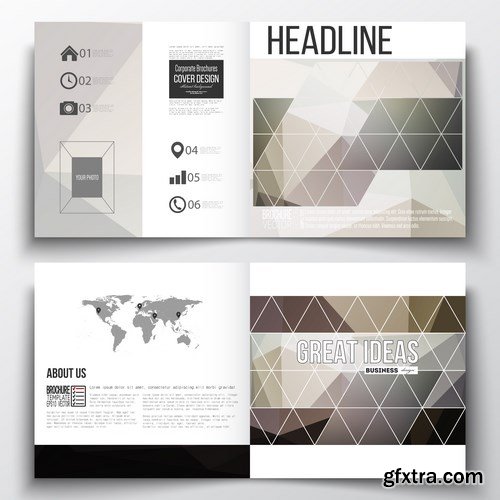 Cover design template, magazine, flyer, booklet or annual report 2 - 20xEPS Vector Stock