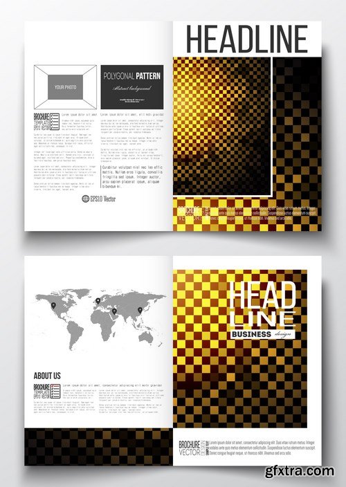 Cover design template, magazine, flyer, booklet or annual report 2 - 20xEPS Vector Stock