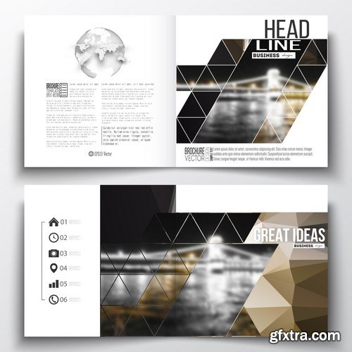 Cover design template, magazine, flyer, booklet or annual report 2 - 20xEPS Vector Stock