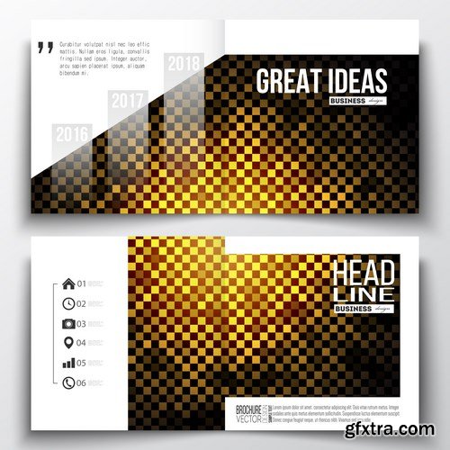 Cover design template, magazine, flyer, booklet or annual report 2 - 20xEPS Vector Stock