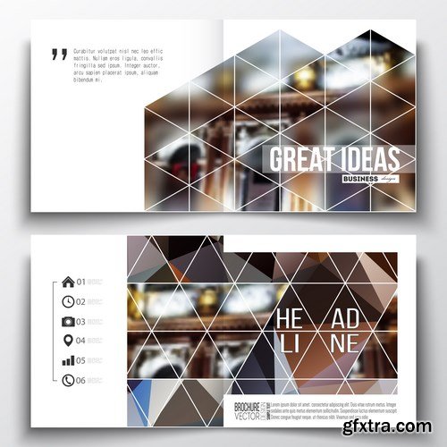 Cover design template, magazine, flyer, booklet or annual report 2 - 20xEPS Vector Stock