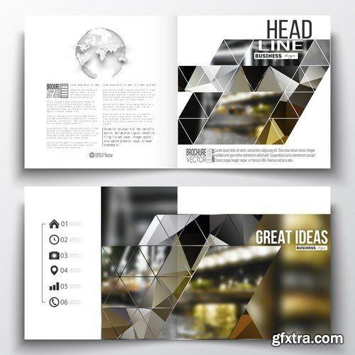 Cover design template, magazine, flyer, booklet or annual report 2 - 20xEPS Vector Stock